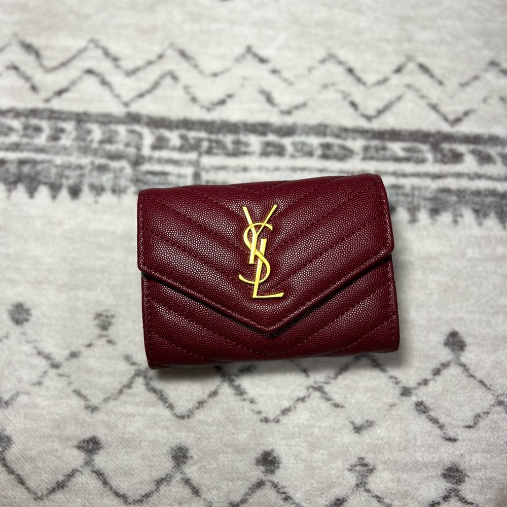 Saint Lauren MONOGRAMME LEATHER WALLET